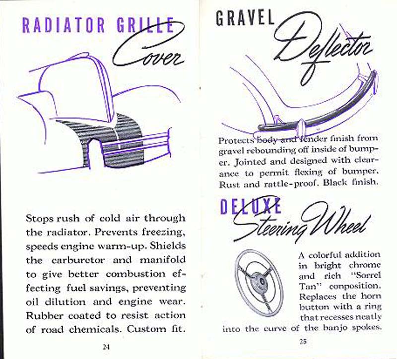 1939 Chrysler Accessories Brochure Page 3